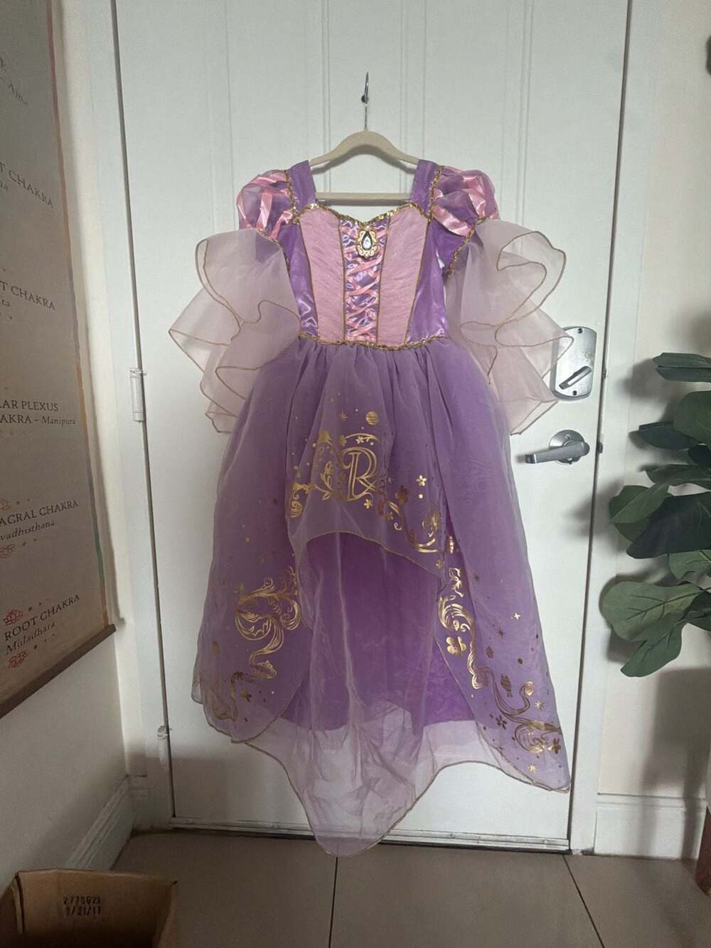Disney Rapunzel Costume Dress Size 9/10 Purple Princess